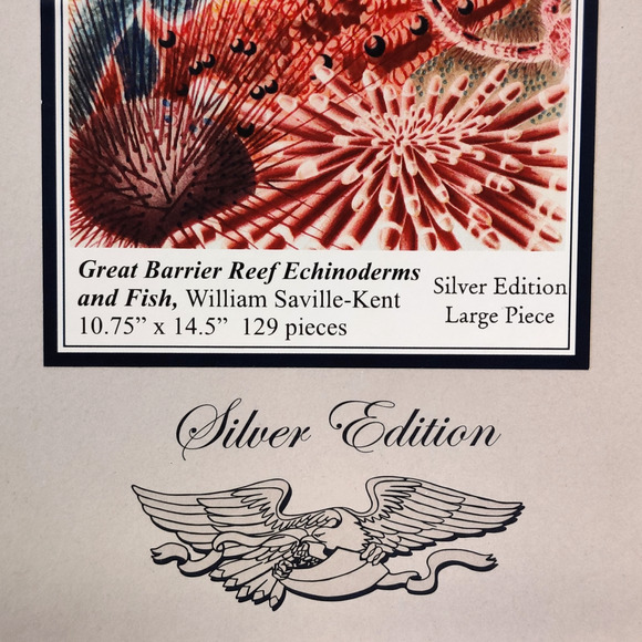 Liberty Puzzle Classic Wooden Jigsaw Puzzle Great Barrier Reef Silver Ed 129 pcs - Picture 3 of 16